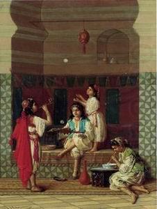 Arab or Arabic people and life. Orientalism oil paintings 210, unknow artist